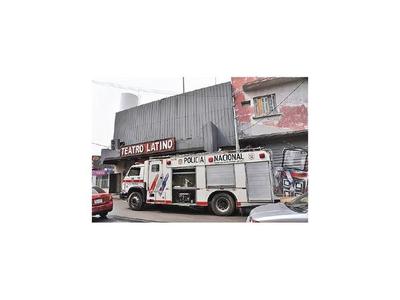 Incendio en teatro