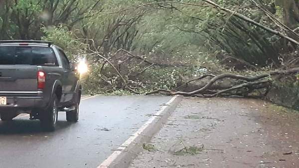 Destrozos y corte de energía tras temporal con granizada