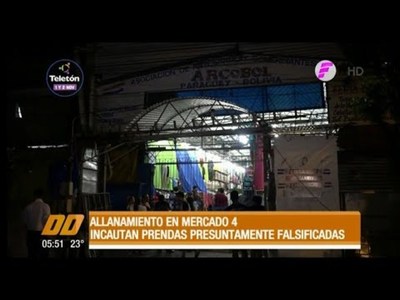 Incautan prendas presuntamente falsificadas