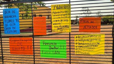 Estudiantes en vigilia tras denuncia de acoso en filial de la UNA