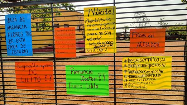 Estudiantes en vigilia tras denuncia de acoso en filial de la UNA
