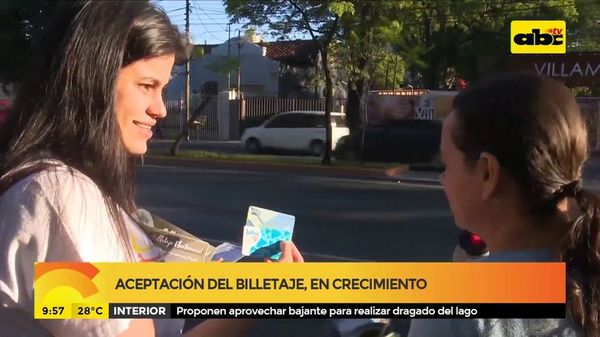 Aceptación de billetaje electrónico, en crecimiento - ABC Noticias - ABC Color