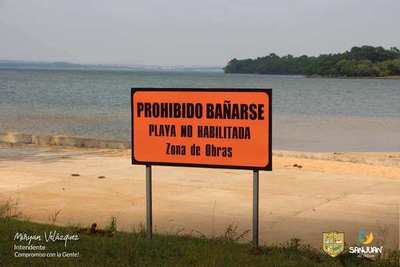 PLAYA MUNICIPAL DE SAN JUAN DEL PNÁ ESTÁ INHABILITADA
