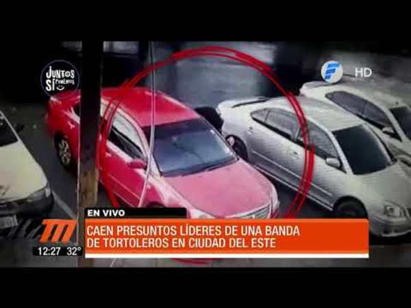 Caen presuntos líderes de una banda de tortoleros