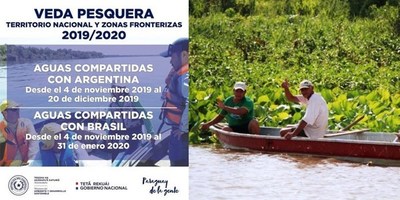 VEDA PESQUERA RIGE DESDE ESTE LUNES EN TODO EL TERRITORIO NACIONAL