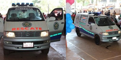 BOMBEROS DE ITAPÚA POTY PRESENTAN NUEVA UNIDAD DE RESCATE