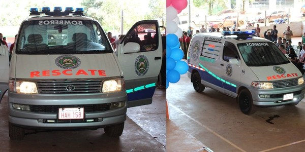 BOMBEROS DE ITAPÚA POTY PRESENTAN NUEVA UNIDAD DE RESCATE