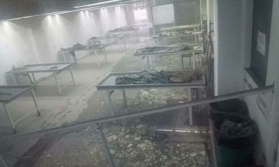 Voraz incendio consume parte de la morgue de la UPE