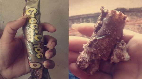 TRES CRIMINALES DISFRAZADOS DE PAYASOS DAN CHOCOLATE CON VIDRIO A CHICO VENDEDOR