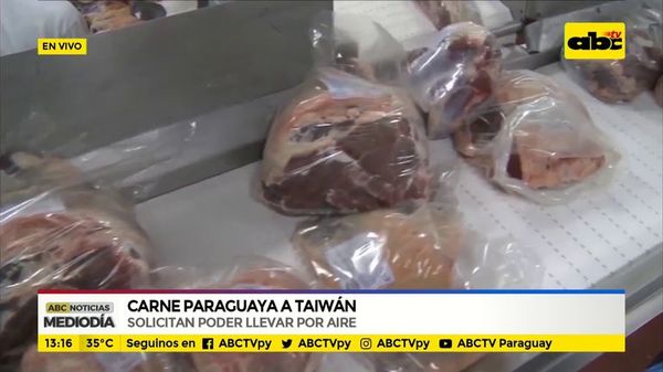 Carne paraguaya a Taiwán:  Paraguay pide poder llevarla por aire - ABC Noticias - ABC Color