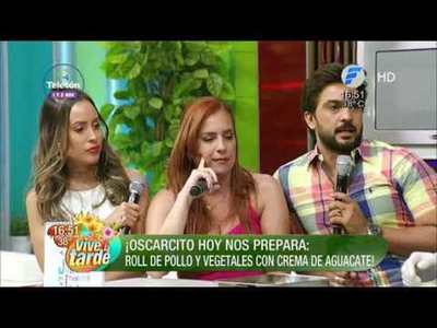 Roll de pollo y vegetales con crema de aguacate