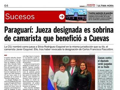 Tras publicación de ÚH, Corte revoca la elección de sobrina de camarista