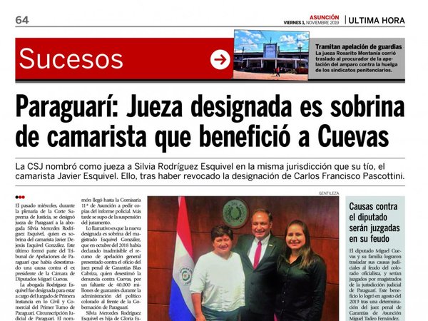 Tras publicación de ÚH, Corte revoca la elección de sobrina de camarista