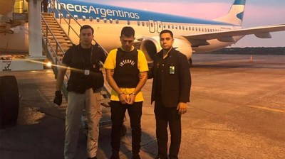 FUE EXTRADITADO EL DESCUARTIZADOR DE LA VILLA 31 QUE SE ENTREGÓ EN ENCARNACIÓN