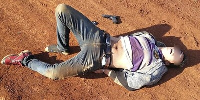 A TIROS REDUJERON A SUP. ASALTANTE EN PIRAPÓ