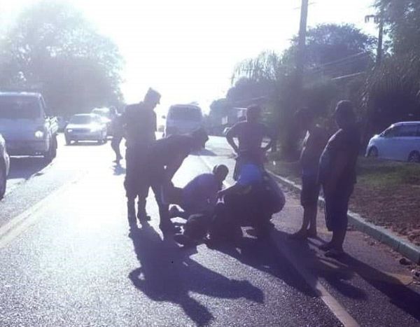 Accidente de tránsito frente al cementerio de Caacupé - Nacionales - ABC Color