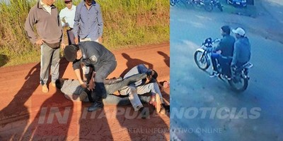 APREHENDIDO EN PIRAPÓ TENDRÍA PARTICIPACIÓN EN ASALTO A CAMBISTA EN PTO. TRIUNFO