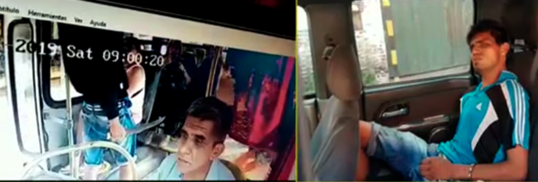 Cae tras asaltar con un machete a pasajera de bus