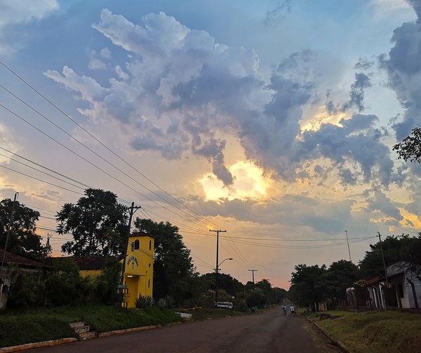 Ambiente caluroso y precipitaciones