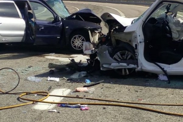 Dos fallecidos tras choque frontal en ruta Ypané-Guarambaré
