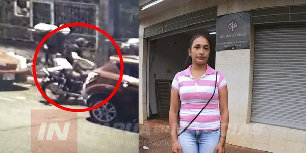 ROBAN UNA MOTOCICLETA ESTACIONADA EN PLENO CENTRO DE ENCARNACIÓN