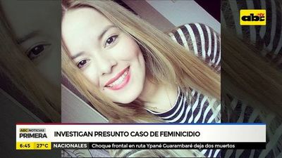 Investigan presunto caso de feminicidio - ABC Noticias - ABC Color