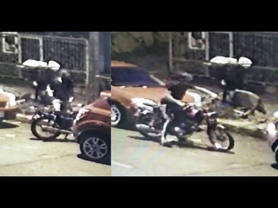 HURTAN MOTOCICLETA EN PLENO CENTRO DE ENCARNACIÓN