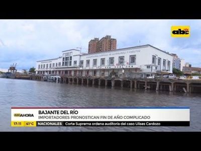 Importadores pronostican fin de año complicado por bajante del río - ABC Noticias - ABC Color