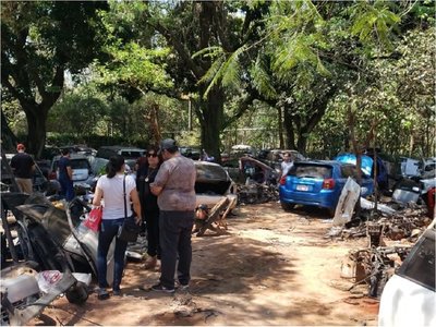 Hallan 17 vehículos denunciados como robados en aguantadero