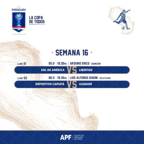 Semana de definiciones en la Copa Paraguay | .::Agencia IP::.