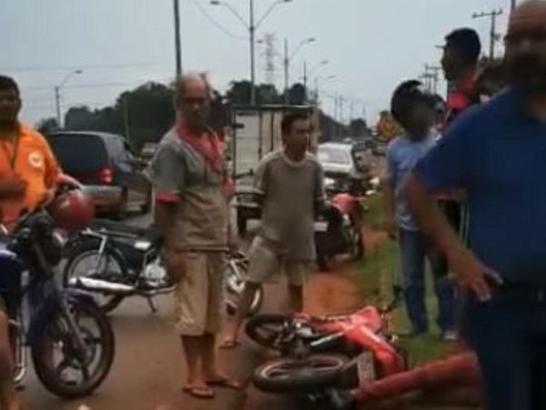 Salvó a un niño y murió arrollada por una moto
