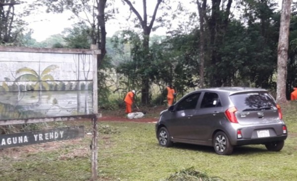 Buscan potenciar el Lago Yrendy como lugar turístico