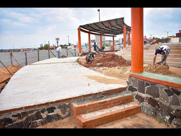 ESCENARIO DE LA PÉRGOLA SAN JOSÉ REGISTRA UN AVANCE DEL 70%