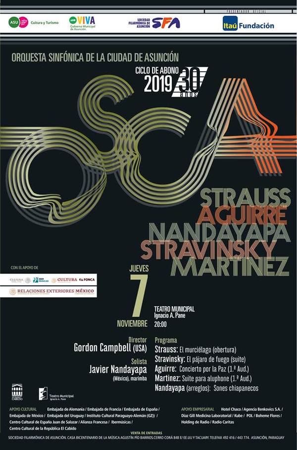 OSCA dará su 7mo concierto de la temporada con “El Arte de la Marimba” | .::Agencia IP::.