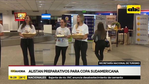 Senatur alista preparativos para copa sudamericana - ABC Noticias - ABC Color