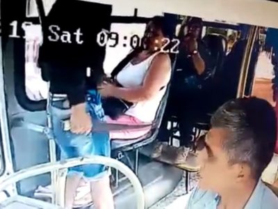 Viaje de terror: ladrón robó con machetillo en el micro