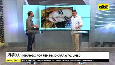 Imputado por feminicidio irá a Tacumbú - Crimen y castigo - ABC Color