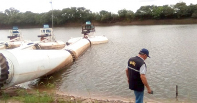 ¿Oiko la bombeo irregular en el río Tebicuary?