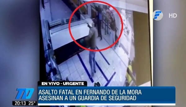 Cámaras captan momento de fatal asalto en Fernando de la Mora