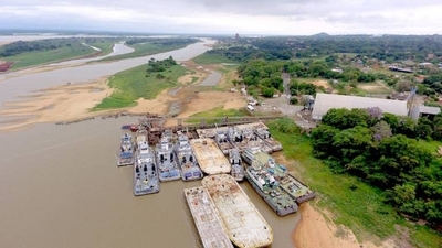 HOY / Bajante del río deja a flote riesgo de desabastecimiento y combustible más caro