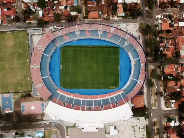 Así se prepara el campo de juego de la Nueva Olla