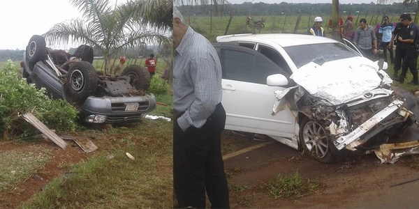 MÉDICO CAAGUACEÑO OCASIONÓ ACCIDENTE TRAS ESQUIVAR A UN PERRO.