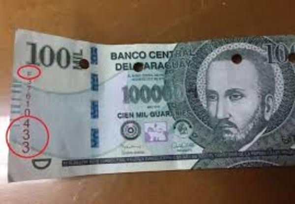 Policia Nacional advierte sobre la circulación de billetes falsos de G. 50.000 y G. 100.000