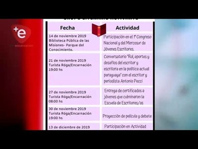 GRUPO ACTIVARTE PRESENTÓ AGENDA DE ACTIVIDADES PARA NOVIEMBRE Y DICIEMBRE