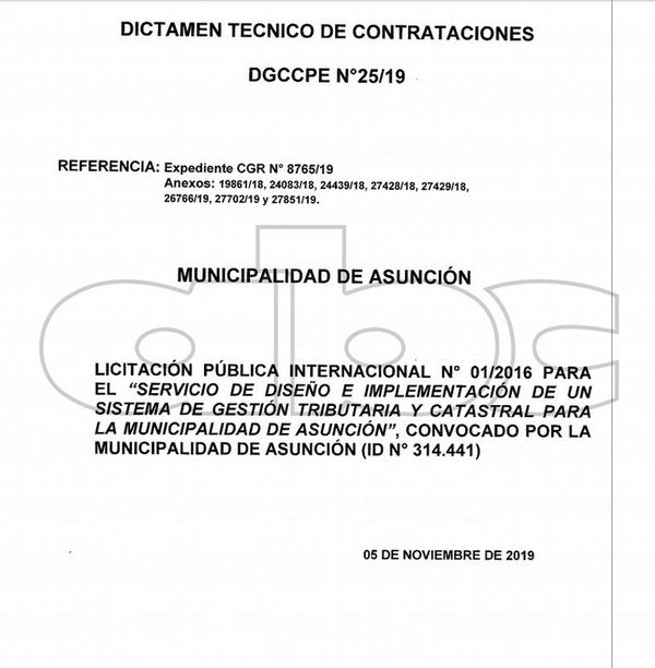 Contraloría recomienda frenar tercerización de impuestos en Asunción - Nacionales - ABC Color