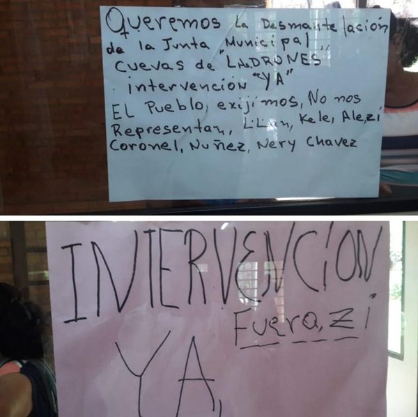 Concejales fueron escrachados en la Junta Municipal de CDE