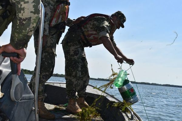 Sigue decomiso de materiales prohibidos para pesca en Ayolas - Nacionales - ABC Color