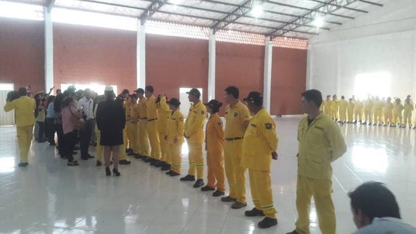 CNEL. BOGADO YA CUENTA CON LA 1° REMESA DE BOMBEROS AMARILLOS COMBATIENTES
