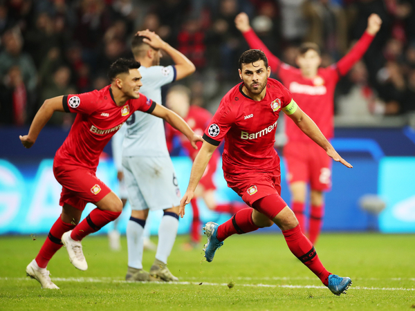 El Leverkusen suma sus primeros puntos a costa del Atlético Madrid