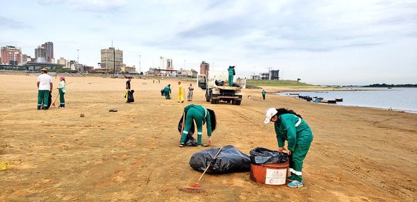 Recolectaron 8.230 kilos de basura en Bahía de Asunción
